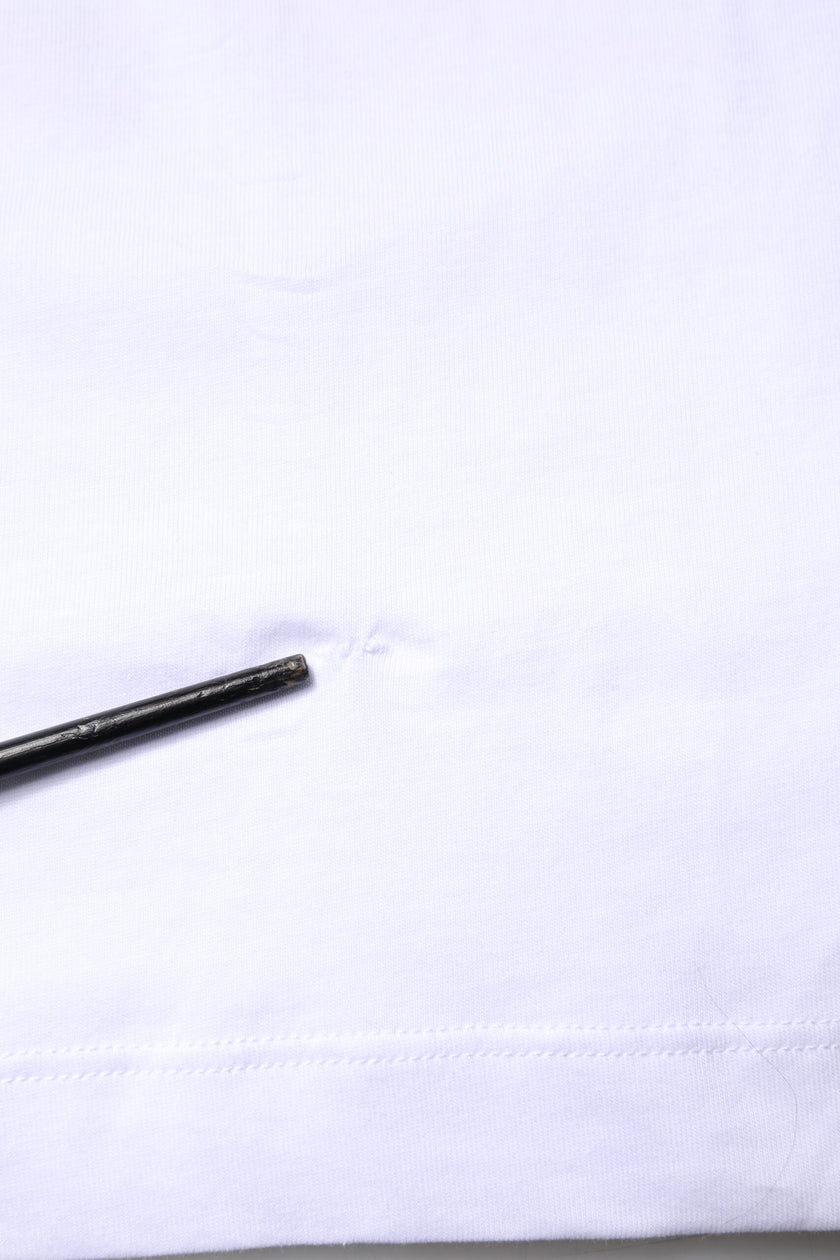 Dolce & Gabbana White Cotton DG Embroidery Crew Neck T-shirt