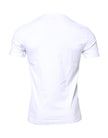 Dolce & Gabbana White Cotton Logo Patch Crew Neck T-shirt