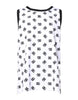 Dolce & Gabbana White Polyester Sleeveless DG Logo T-shirt