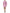 Dolce & Gabbana Pink Polyester Long Sleeves Sheath Mini Dress