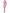 Dolce & Gabbana Pink Polyester Long Sleeves Sheath Mini Dress