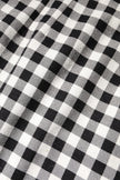 Dolce & Gabbana White Black Checkered Sleeveless Sheath Dress