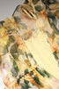 Dolce & Gabbana Yellow Floral Print Long Sleeves Maxi Dress