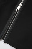 Dolce & Gabbana Black Viscose One Shoulder Zipper Sheath Dress