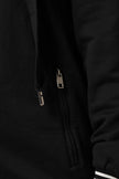 Dolce & Gabbana Black Cotton Hooded Full Zip Sweatshirt Sweater