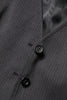 Dolce & Gabbana Black Striped Button Down Sleeveless Vest Top