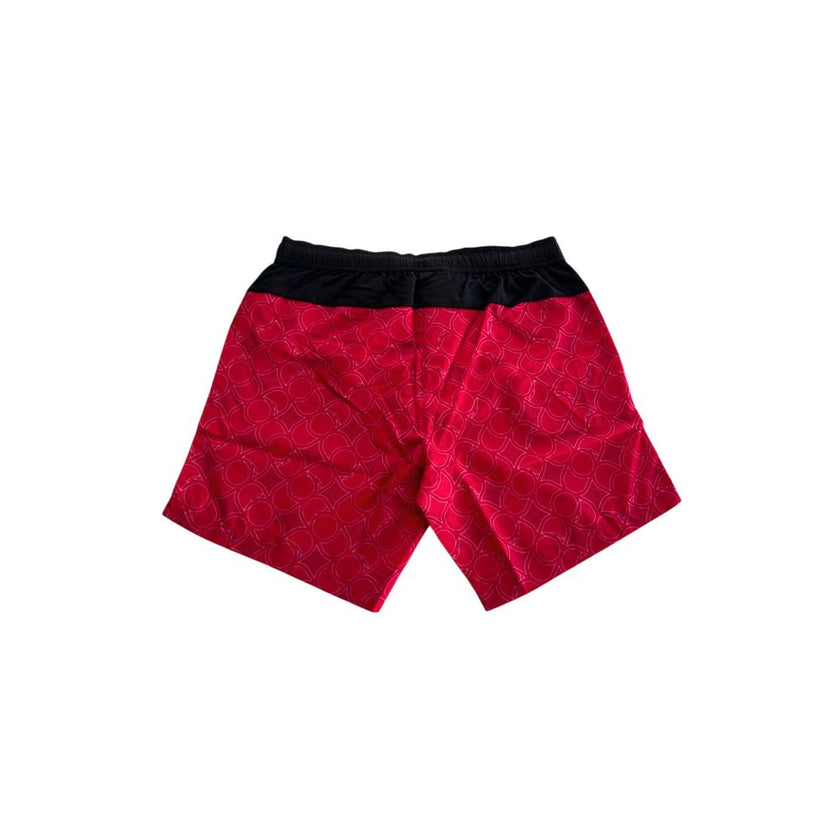 Trussardi Beachwear Red Polyester Men Swim Short