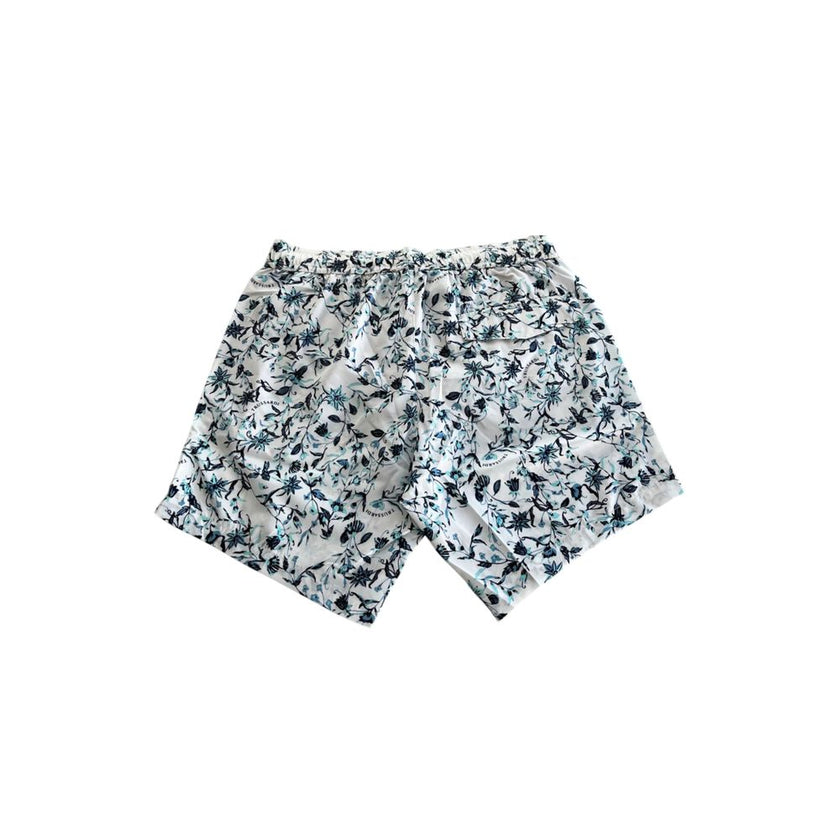 Trussardi Beachwear White Polyester Men Swim Short