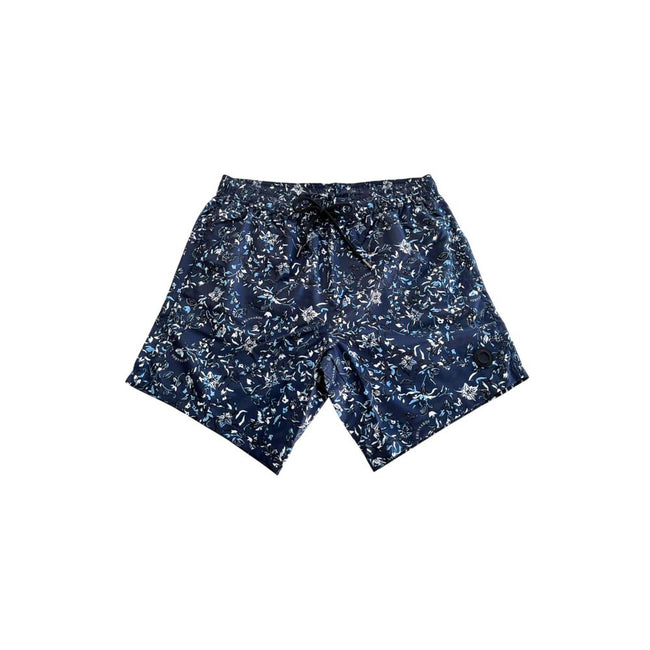 Trussardi Beachwear Blue Polyester Men's Swim Shorts