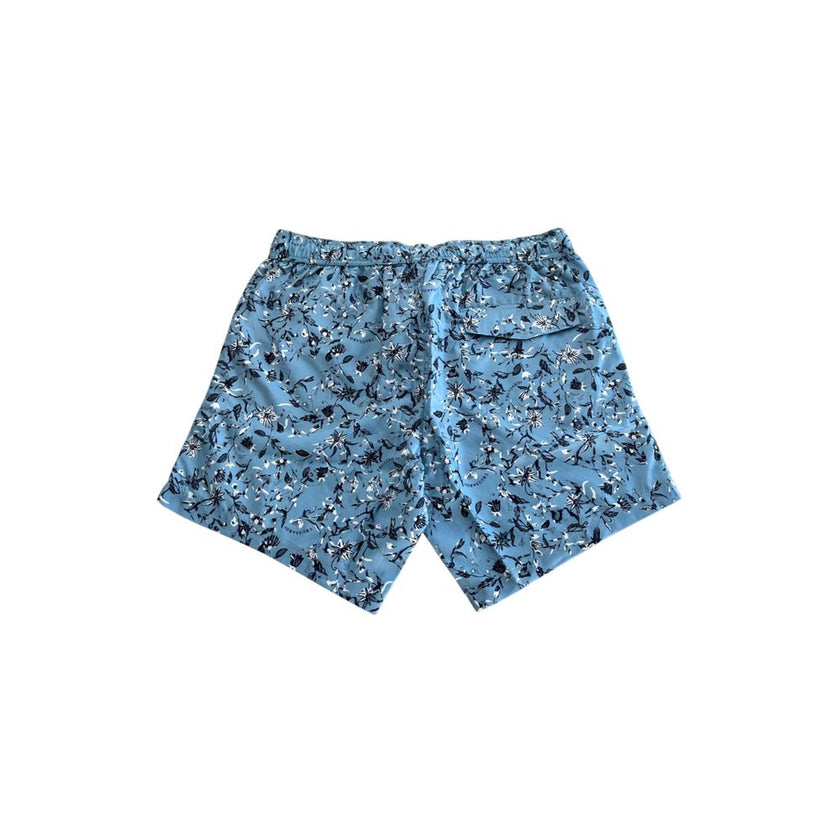 Trussardi Beachwear Light Blue Polyester Men Swim Short