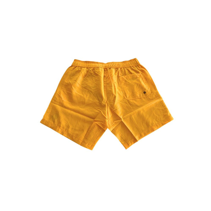 Trussardi Beachwear Yellow Polyester Men Swimwear