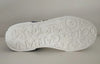 Dolce & Gabbana White Blue Leather Logo Low Top Sneakers Shoes