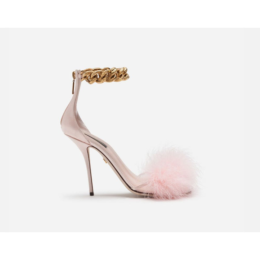 Dolce & Gabbana Pink Leather Pump
