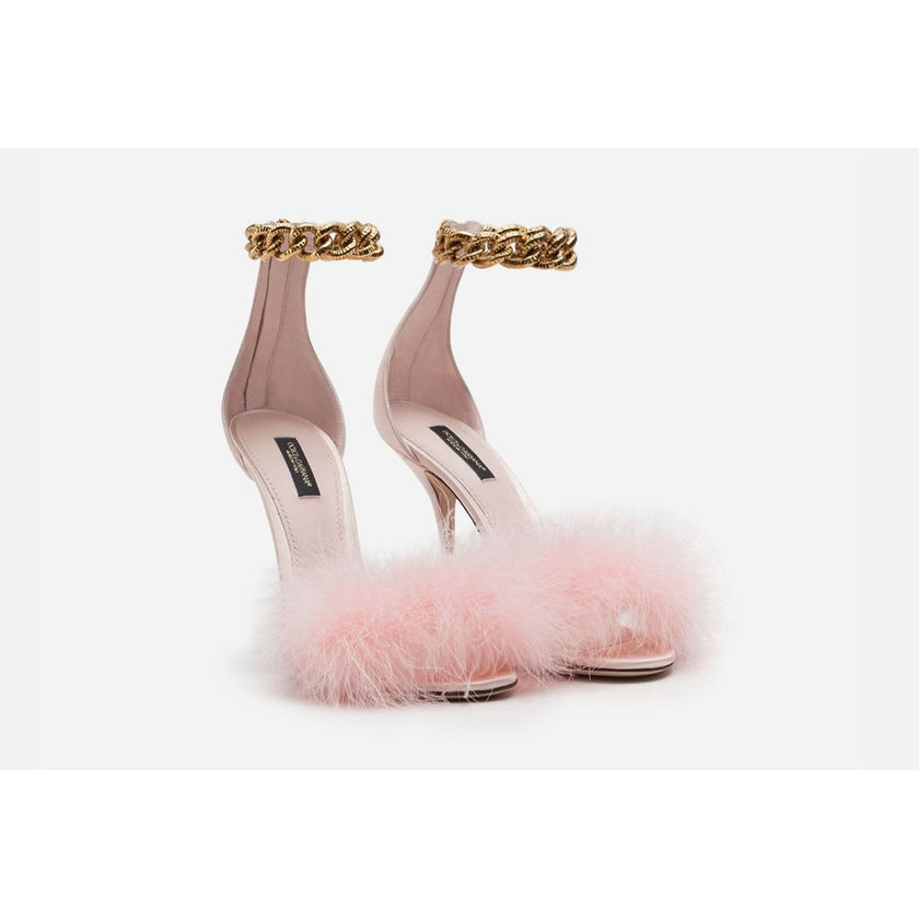 Dolce & Gabbana Pink Leather Pump