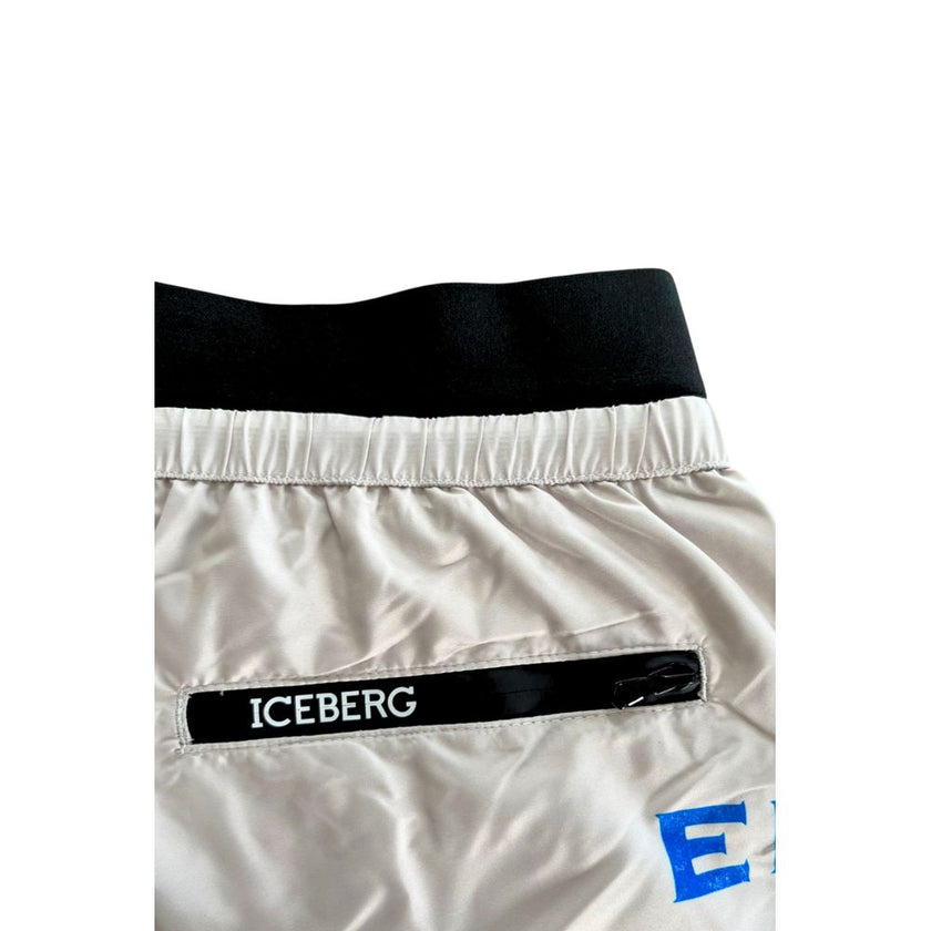 Iceberg White Polyester Men's Swim Short