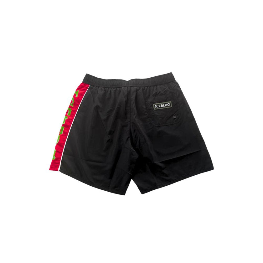 Iceberg Black Polyester Men Swim Short