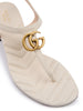 Gucci Mystic White Nappa Charlotte Leather Sandals