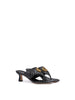 Gucci Mystic Black Nappa Charlotte Leather Sandals