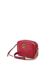 Gucci Red Leather GG Marmont Camera Bag