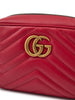 Gucci Red Leather GG Marmont Camera Bag