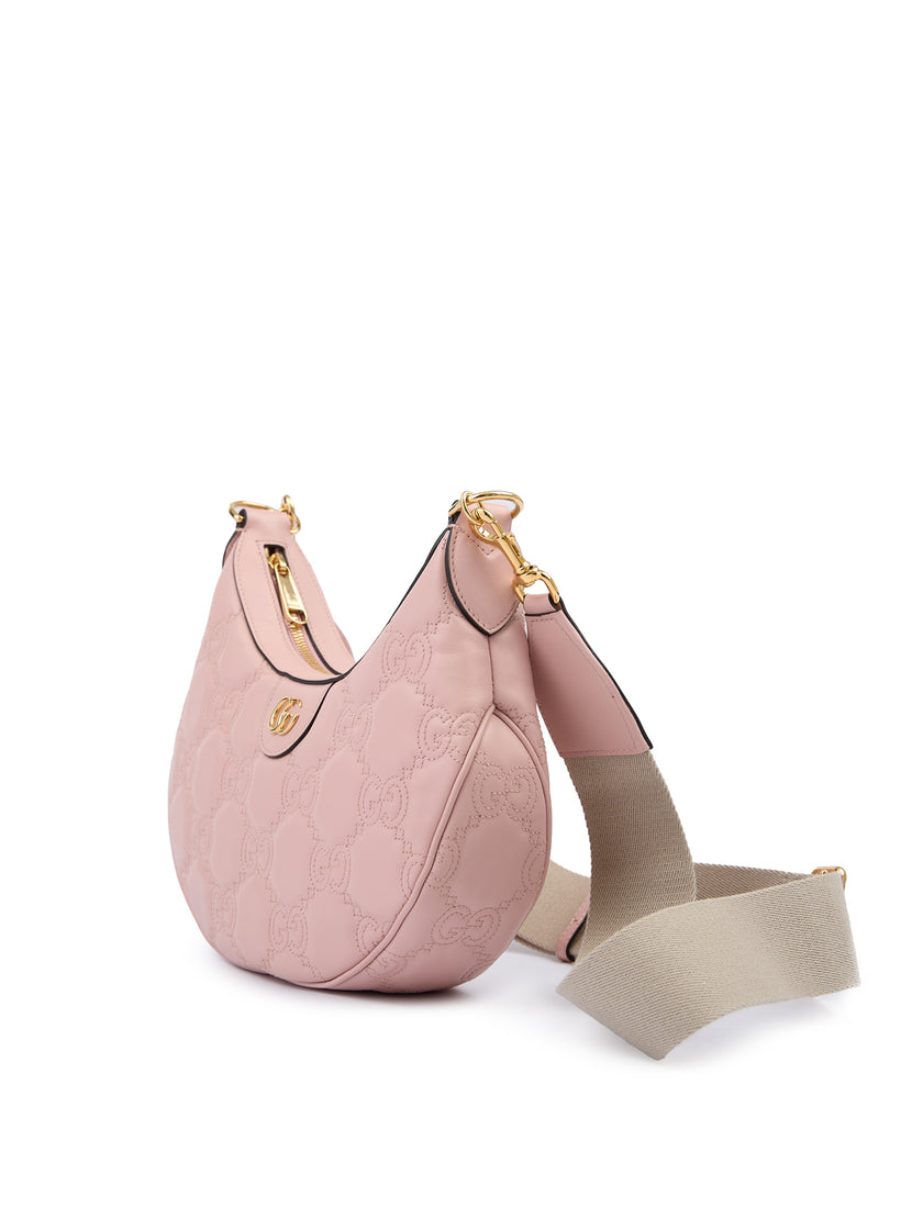 Gucci Light Pink Leather Shoulder Bag