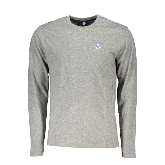 North Sails Brown Cotton Men T-Shirt