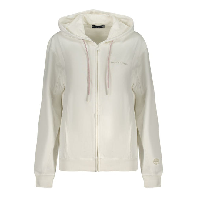 North Sails White Cotton Women Sweater