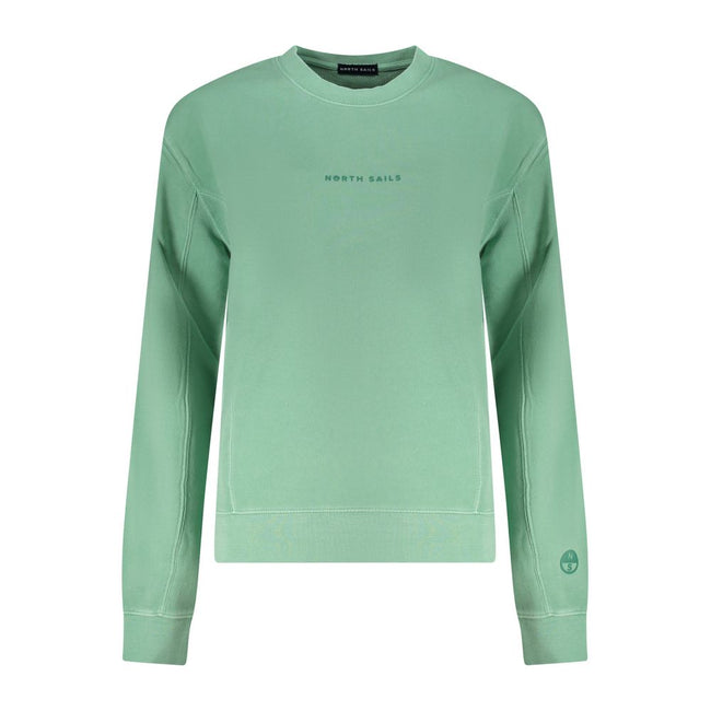 North Sails Green Cotton Women Sweater