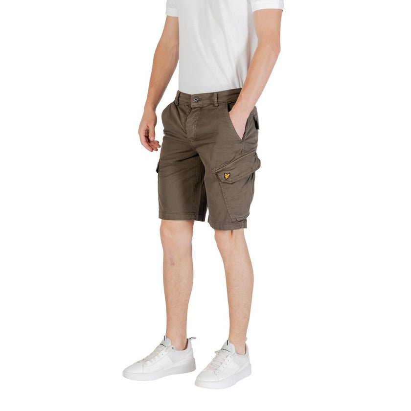Lyle & Scott Green Cotton Short