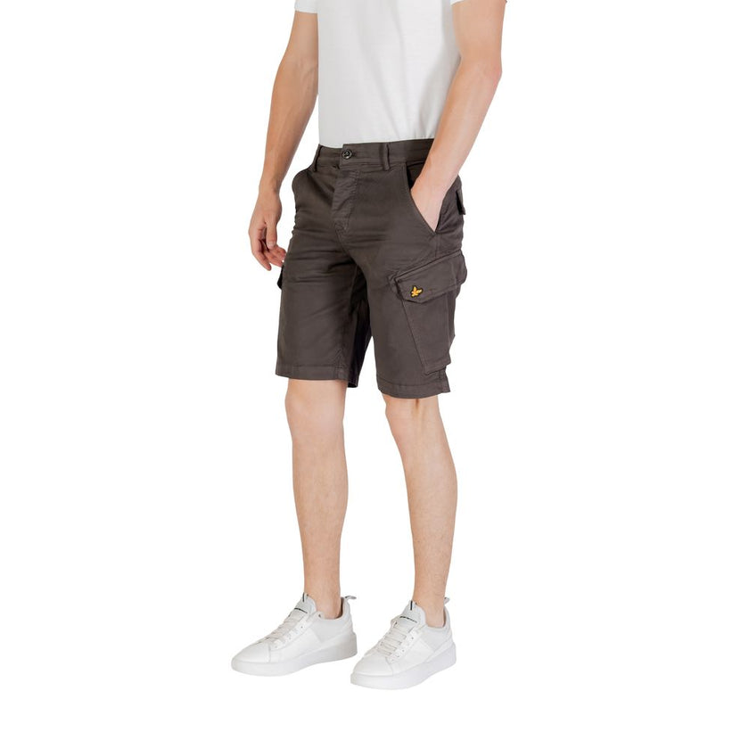 Lyle & Scott Gray Cotton Short