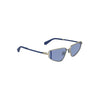 Calvin Klein Gray Metal Women Sunglass