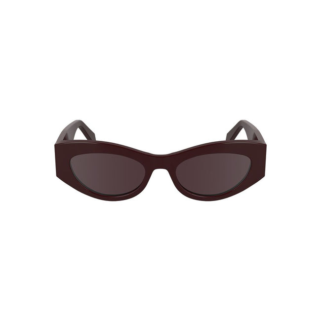 Calvin Klein Red Haircalf Women Sunglass