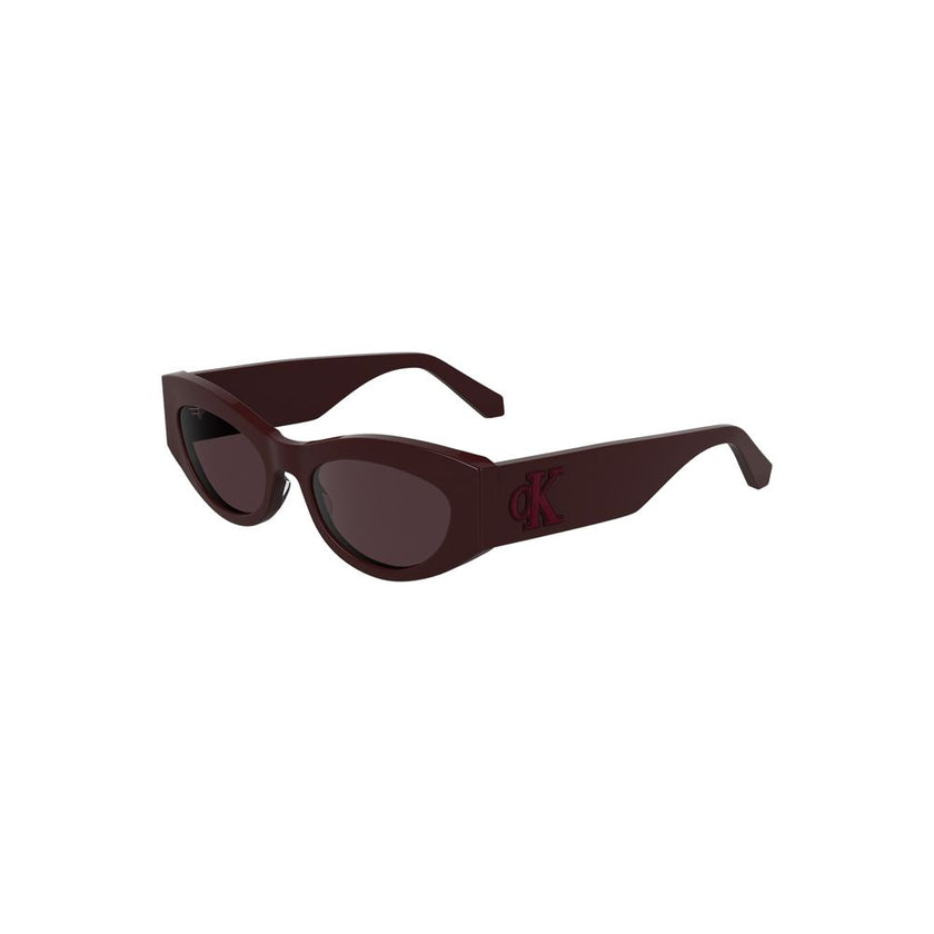 Calvin Klein Red Haircalf Women Sunglass
