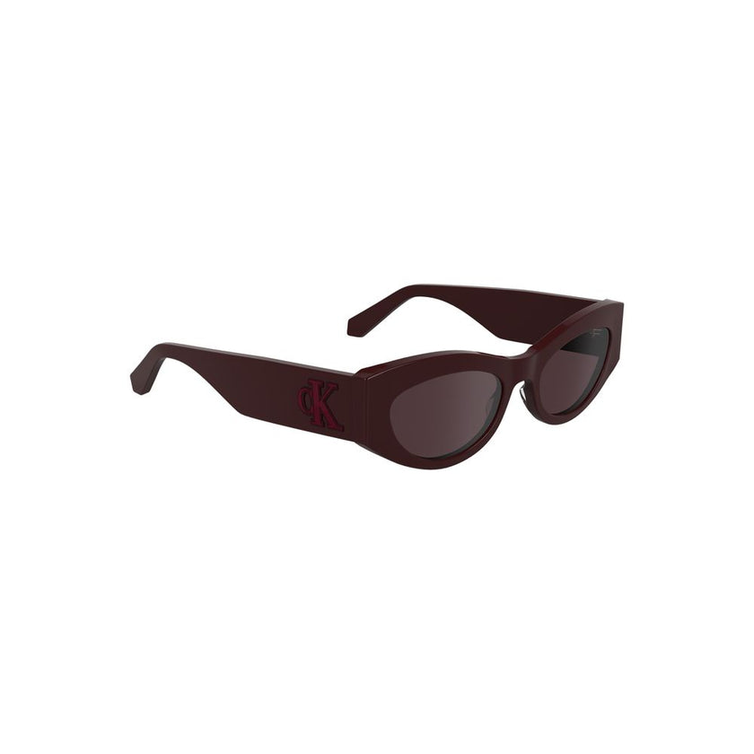 Calvin Klein Red Haircalf Women Sunglass