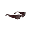 Calvin Klein Red Haircalf Women Sunglass