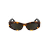 Calvin Klein Brown Haircalf Women Sunglasses