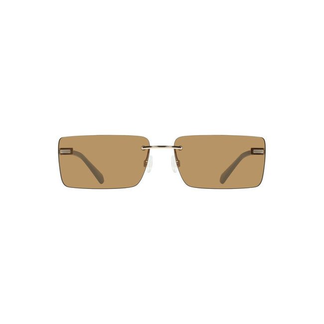 Calvin Klein Beige Metal Women Sunglass