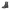 Calvin Klein Chic Black Ankle Boot with Laces and Zip Detail