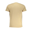 Cavalli Class Beige Cotton T-Shirt