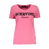 Scervino Street Pink Cotton Tops & T-Shirt