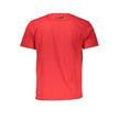 Cavalli Class Red Cotton Men T-Shirt
