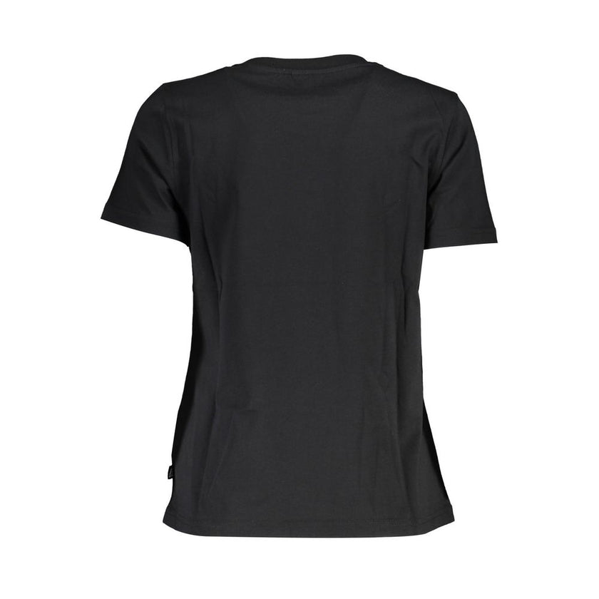K-WAY Black Cotton Women T-Shirt