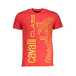 Cavalli Class Red Cotton T-Shirt