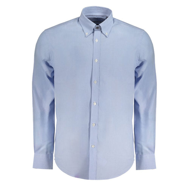 Harmont & Blaine Light Blue Cotton Men Shirt