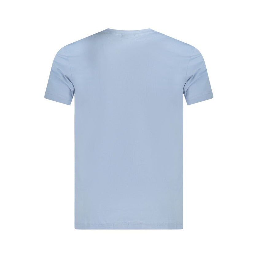 Napapijri Light Blue Cotton Men T-Shirt