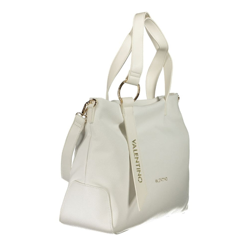 Valentino Bags White Polyethylene Handbag