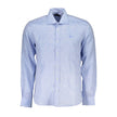 North Sails Light Blue Linen Men Shirt