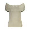 Guess Jeans Green Modal Tops & T-Shirt
