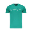 Cavalli Class Green Cotton Men T-Shirt