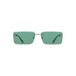 Calvin Klein Green Metal Women Sunglass